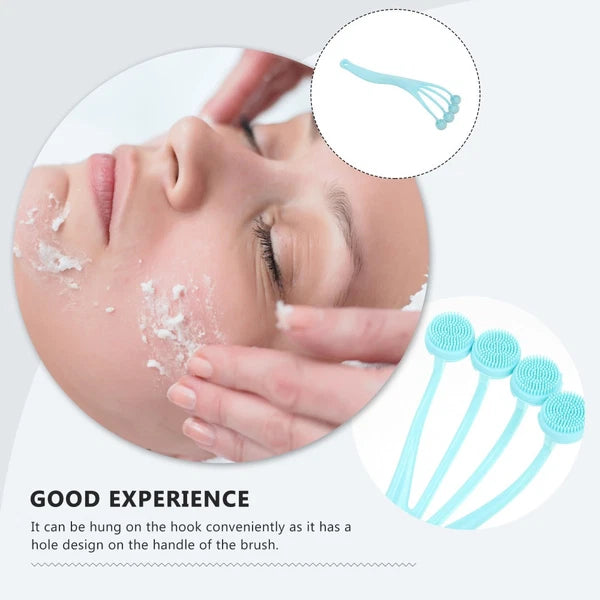 2 Pieces Exfoliating Bath Brush Miss Man Scrubber Practical Shower Body
