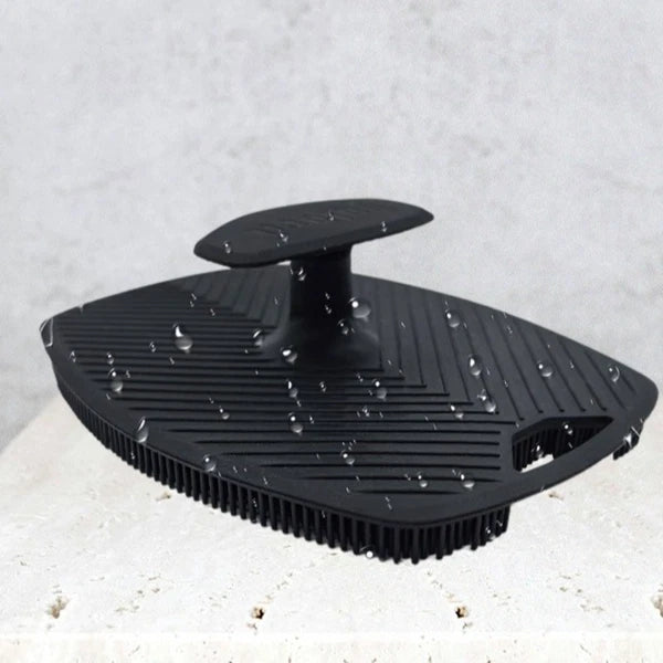 2PCS Exfoliating Cleansing Brush No Slip Handle Face Scrubber Wash Brush  Man