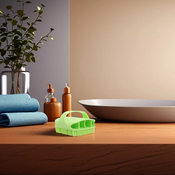 Silicone Bath Massage Brush Man Scrubber for Shower Men