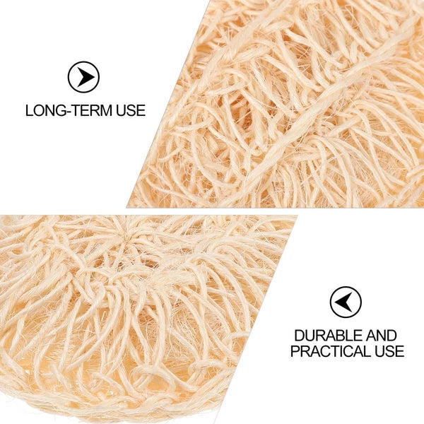 2 Pcs Sisal Bath Brush Body Scrubber Shower Cleaner Man Mother Balls