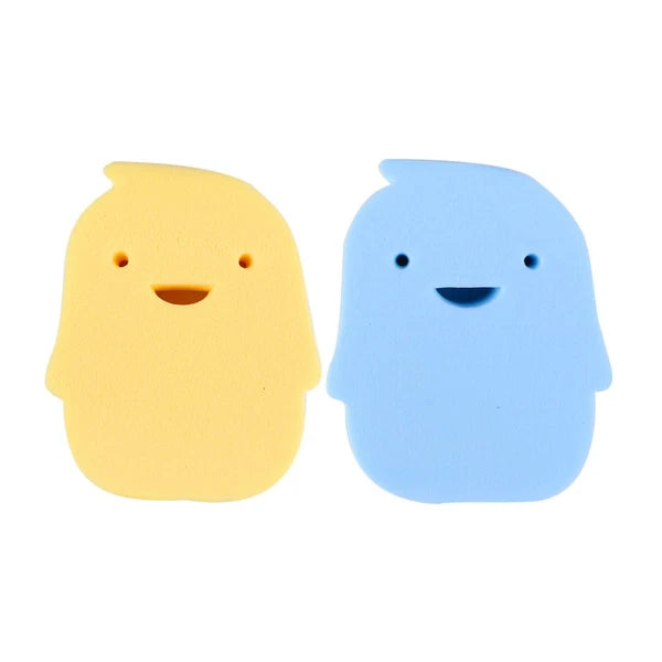 2 Pcs Baby Bath Sponge Infant Shower Rubbing Scrubber Body Bath Brush PVA