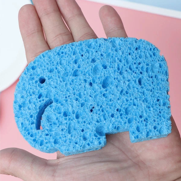 4 Pcs Baby Bath Sponge Miss Child Shower Body Kids Sponges for Bathing