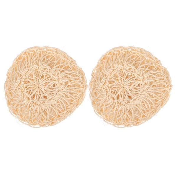 2 Pcs Sisal Bath Brush Man Mother Spa Shower Puff Bathing Accessories