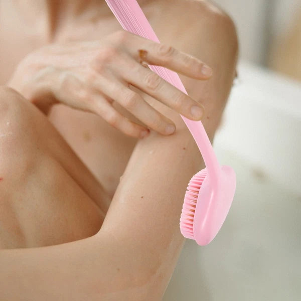 Back Rub Bath Brush Man Exfoliator for Shower Body Scrubber Cleaning