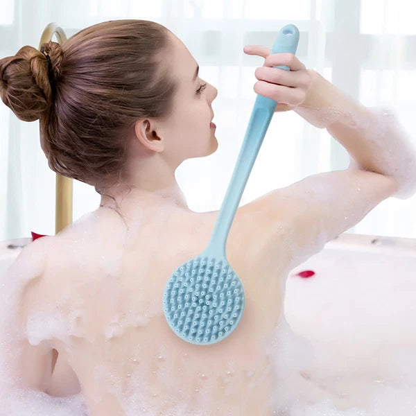 Silicone Bath Brush Man Bathroom Shower Brushes for Body Cleaning Back