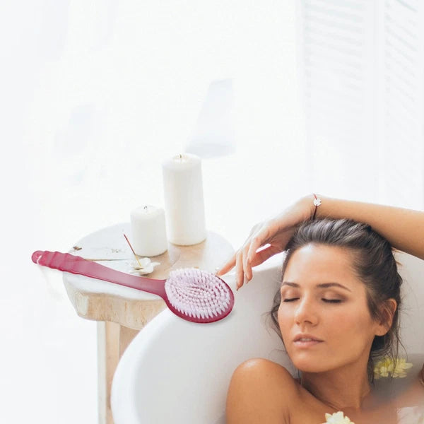 3 Pcs Bath Brush Scrub for Shower Loofah Exfoliating Body Scrubber