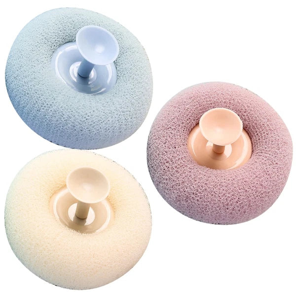 3 Pcs Bath Brush Scrubber for Body Scrubbers Accessories