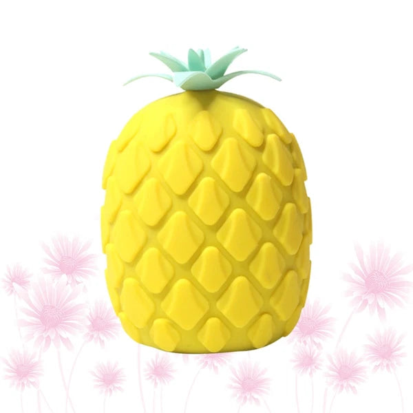3 pcs Silicone Bath Brush Cartoon Pineapple Shape Body Shower Brush Body