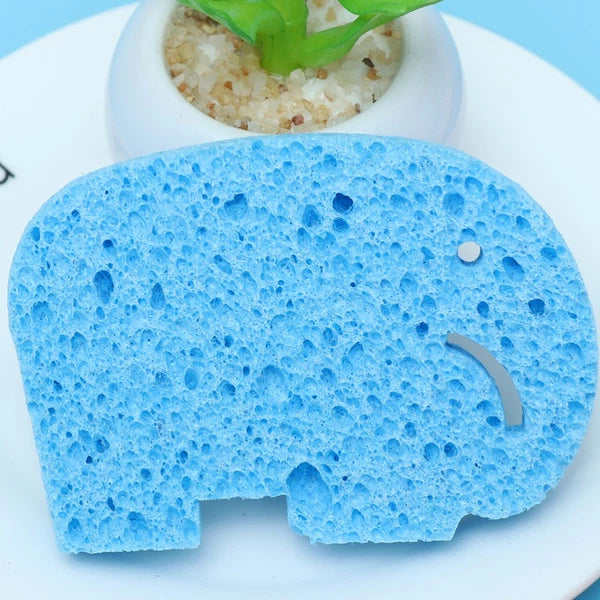 4 Pcs Baby Bath Sponge Miss Child Shower Body Kids Sponges for Bathing