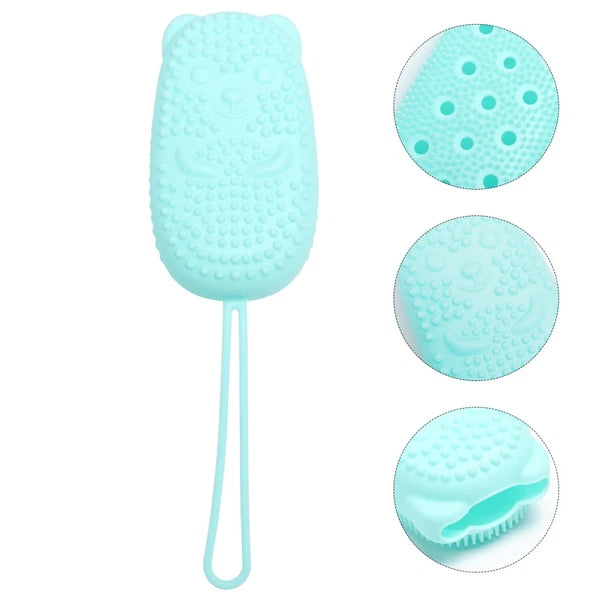 2 Pack Bath Scrubber Brush Exfoliating Body Shower Exfoliator Baby Back