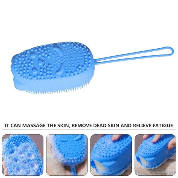 1 Pc Brush Strong Rub Mud Brush (Blue) Rub Mud Brush Bath Brush