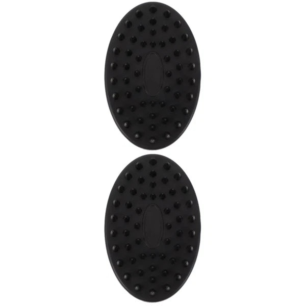 2 PCS Silicone Shampoo Brush Woman Baby Body Shower Scrubber Hair Infant Bath