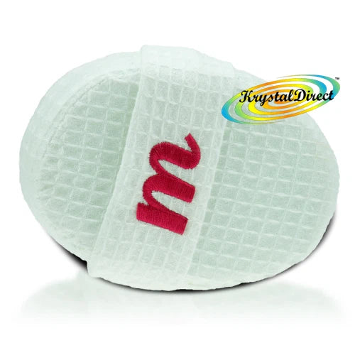 Manicare Cotton Waffle Body Exfoliating Sponge Bath Shower Scrub