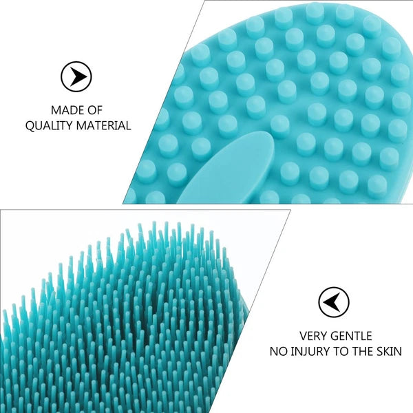 2Pcs Baby Silicone Body Brushes Practical Bath Brushes Shower SPA Brush