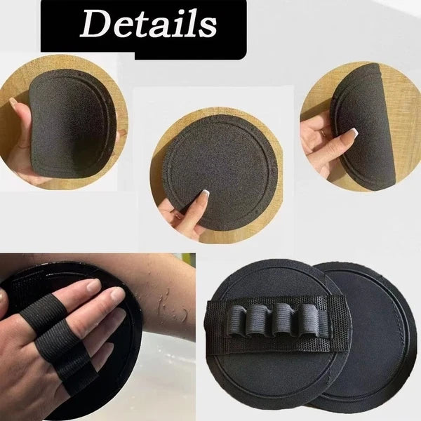 6pcs Scrubbing Shower Brush Home Rubbing Mud Bath Towel Exfoliating Bath Towel
