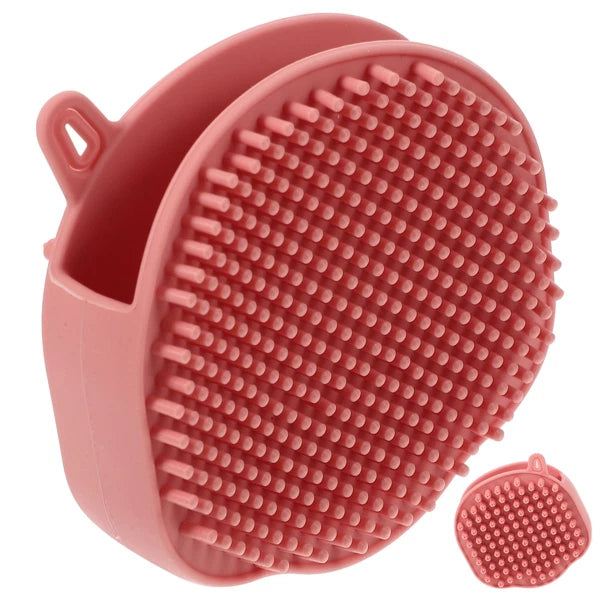 Bath Brush Newborn Man Skin Scrubber Exfoliator Body Ergonomic Silicone Shower