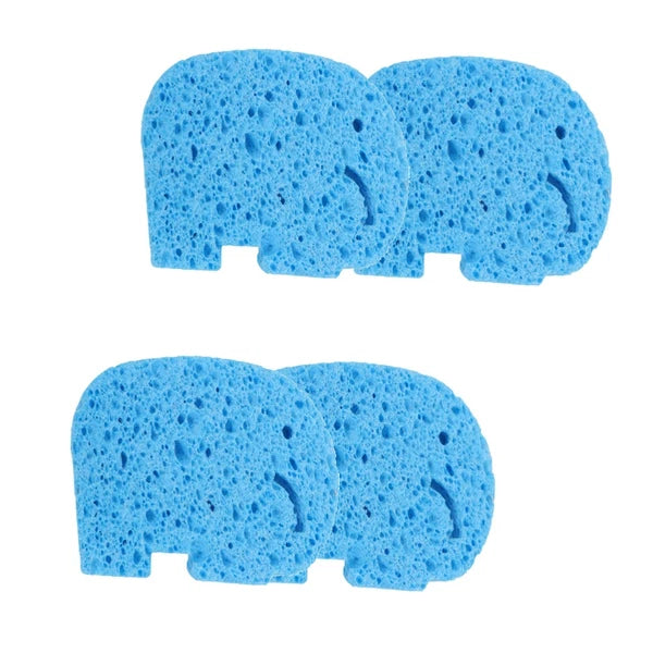 4 Pcs Baby Bath Sponge Miss Child Shower Body Kids Sponges for Bathing