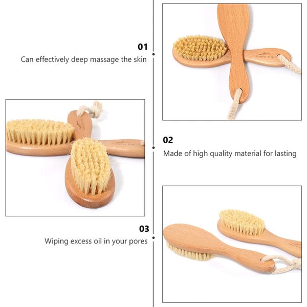 1Pc Exfoliating Shower Brush Massage Brush Practical Bathing shower brush