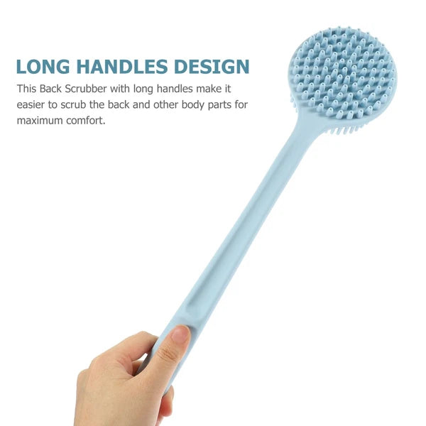 Silicone Bath Brush Man Bathroom Shower Brushes for Body Cleaning Back