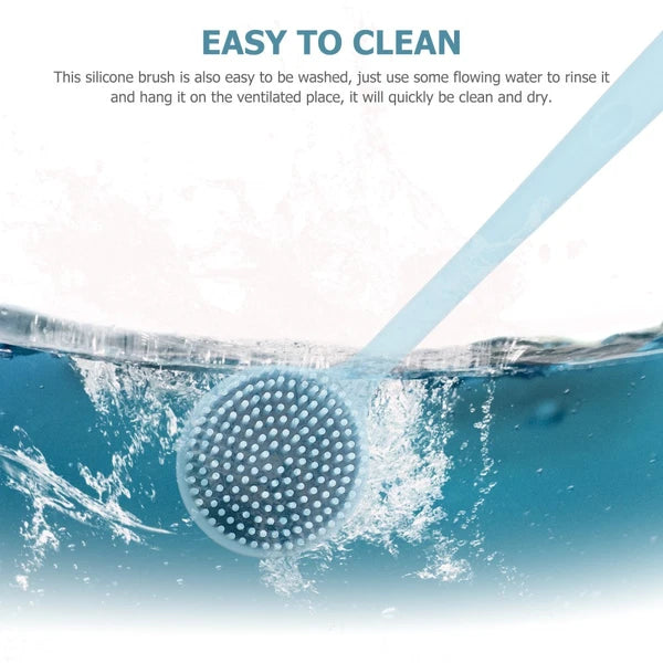 Silicone Bath Brush Man Bathroom Shower Brushes for Body Cleaning Back