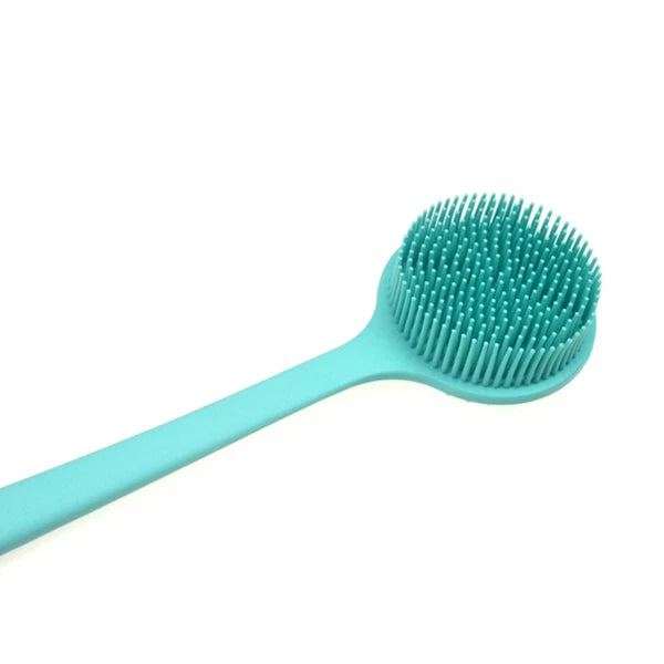 Silicone Bath Brush Back Exfoliator for Shower Body Care Long Handle