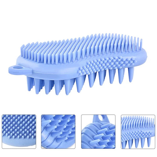Bath Massage Child Body Scrubber Exfoliator Silicone Brushes