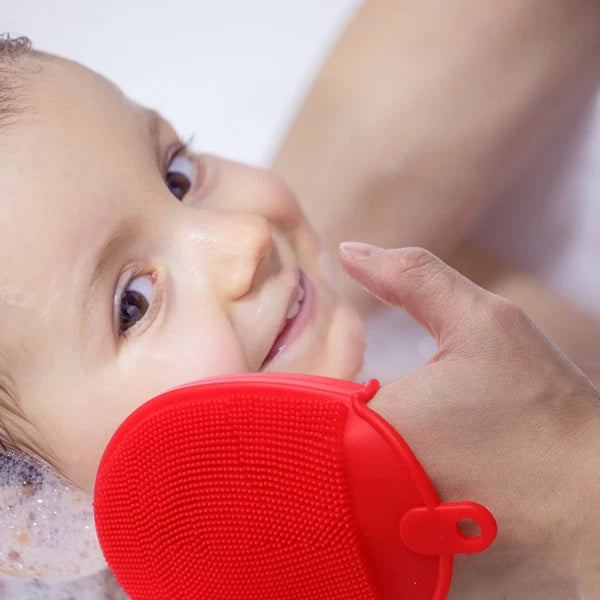 2 Pcs Bath Brush Body Scrubbers Baby Newborn Exfoliating Dry Brushing