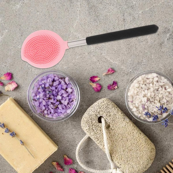 Silicone Bath Brush Man Body Scrubber Shower Scrubbers Back Exfoliating Tool