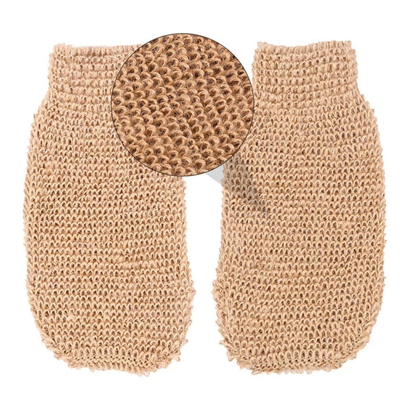 2Pcs Body Scrub Bath Glove Exfoliating Mitts for