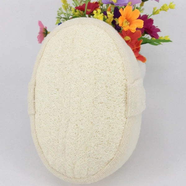 3pcs Natural Loofah Body Scrubber Bath Brush Exfoliator for Men Women