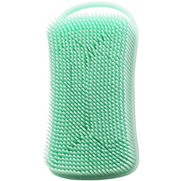 Silicone Body Scrubber Body Brush Hair Scalp Brush Dual Side Brush Silicone