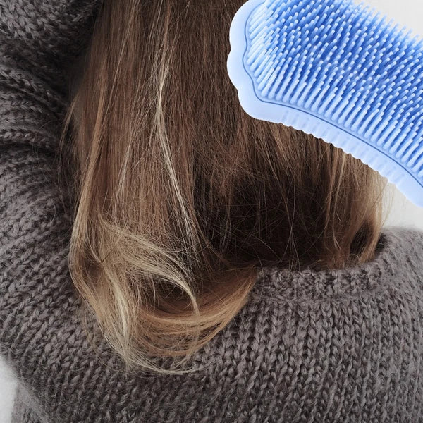 Cleaning Shampoo Comb Shower Exfoliator Men and Women Hair Washing Brush