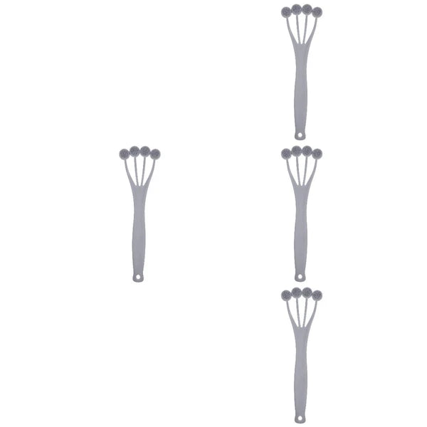 4 Pack Exfoliating Bath Brush Back Scrubber for Shower Cleaning Massage