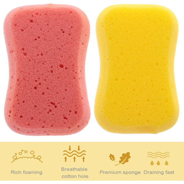 4pcs Body Sponge Set - Soft Bath for Luxurious Shower Experience