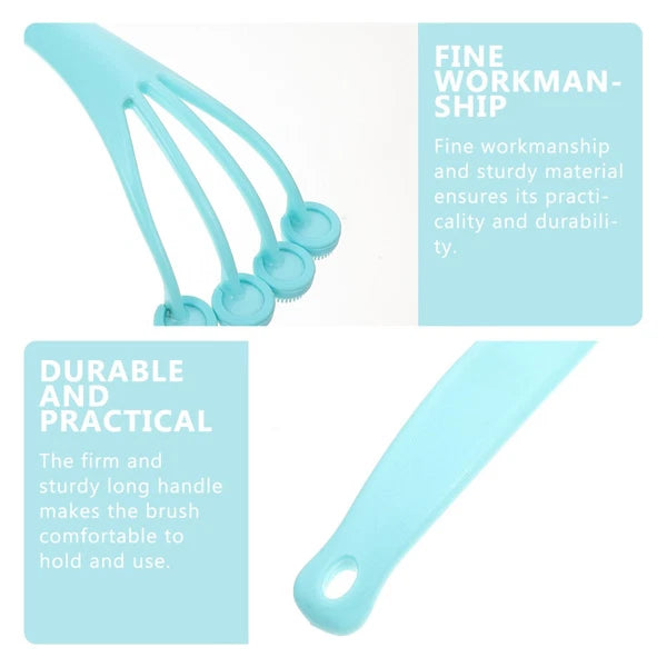 3 Count Exfoliating Bath Brush Miss Man Back Scrubber for Shower