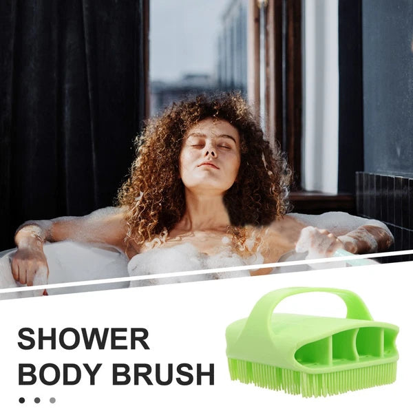 Silicone Bath Massage Brush Man Scrubber for Shower Men