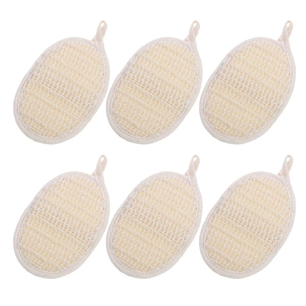 6 Pcs Bath Scrubber Body Sponges for Shower Baby Exfoliator Brush
