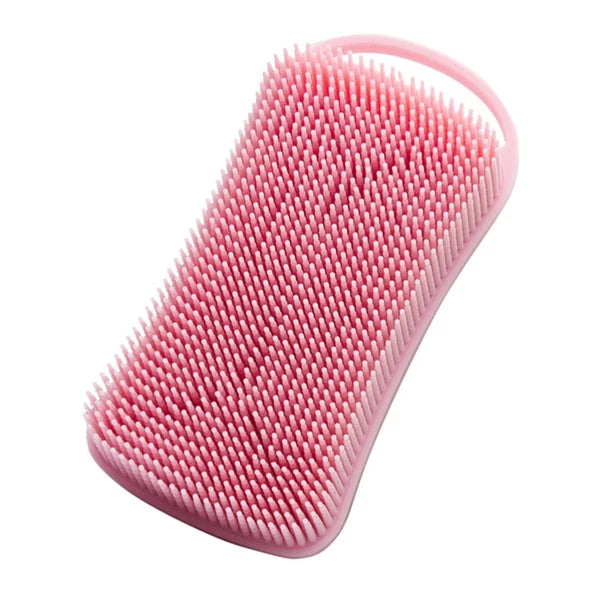Portable Baby Bath Brush Household Bath Massage Brush Silicone Baby Shampoo