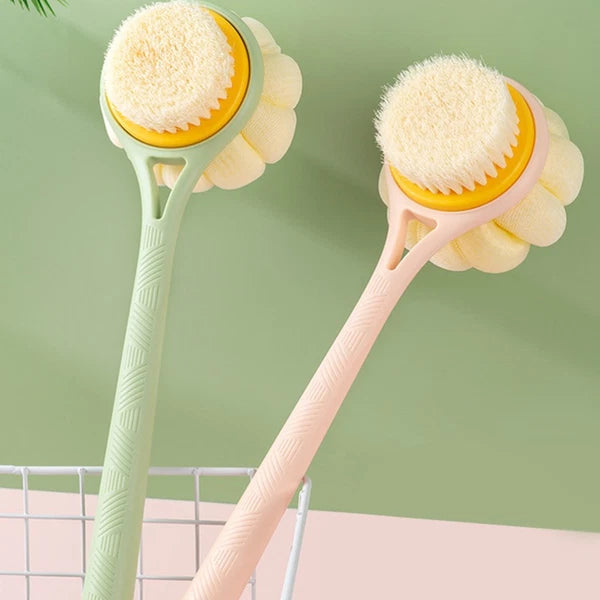 Bath Brush Shower Exfoliating Scrubber with Handle Body Exfoliator