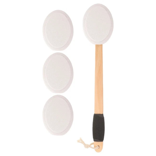 Back Applicator Anti- Bath Brush Set Baby Exfoliator for Putting on Cream