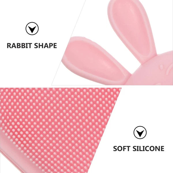 3pcs Baby Kids Exfoliating Massaging Silicone Bath Shower Shampoo Brushes