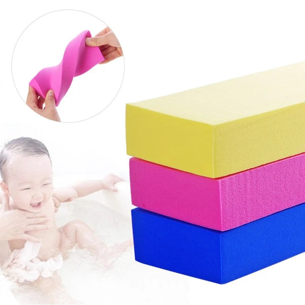 3 Pcs Sponge Cotton Exfoliating Brush Shower Exfoliator Body Scrubber