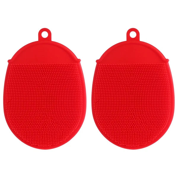 2 Pcs Bath Brush Body Scrubbers Baby Newborn Exfoliating Dry Brushing