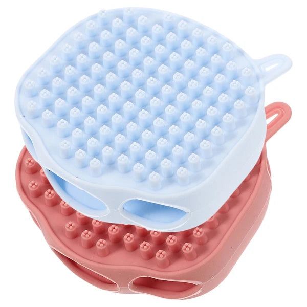 2 Pcs Shampoo Bath Brush Child Shower Scrubber Exfoliating Brushes