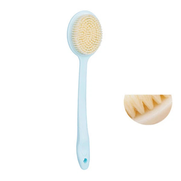 2 PCS Bath Back Cleaning Scrubber Back Loofah Brush Wet Dry Body Brush