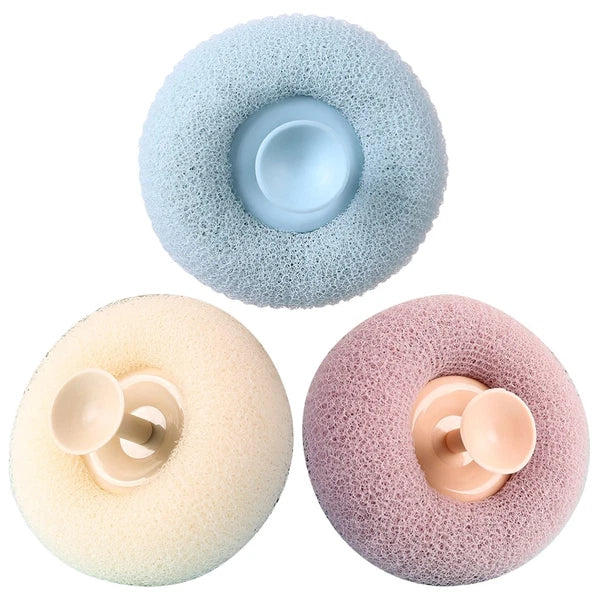 3 Pcs Bath Brush Scrubber for Body Scrubbers Accessories