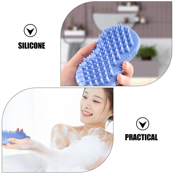 Bath Massage Child Body Scrubber Exfoliator Silicone Brushes