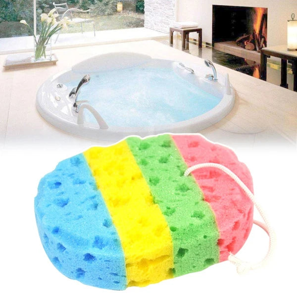 2 Pcs Bath Brushes Seaweed Sponge Miss Sponges for Bathing Body Scrubbers