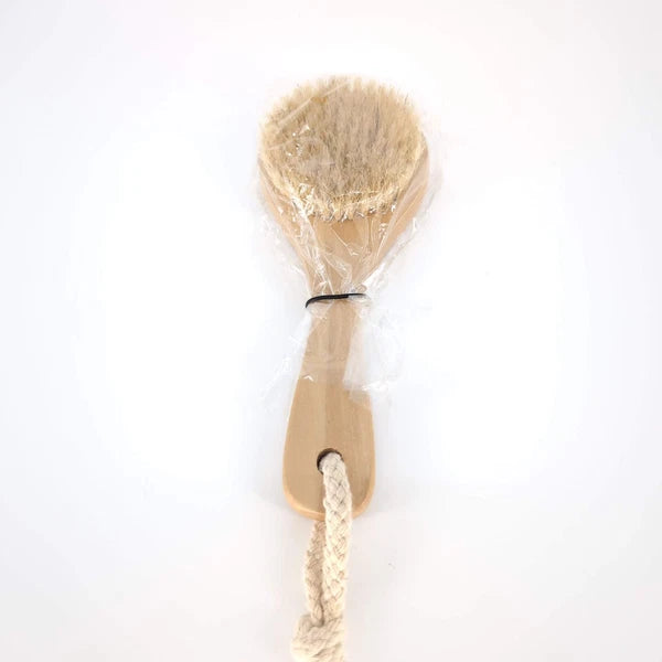 Wooden Shower Bath Brush For Body Cleaning Short Handle Shower Bath Wooden