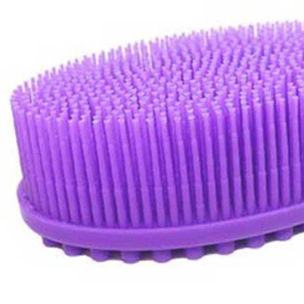 2 PCS Bath Brush Silicone Exfoliator Body Scrubber Baby Bathing Shower